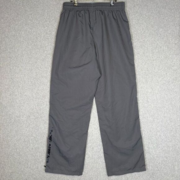 Vintage Under Armour Men's Size Large Heat Gear Grey Ankle Length Pants Athletic - Picture 9 of 12